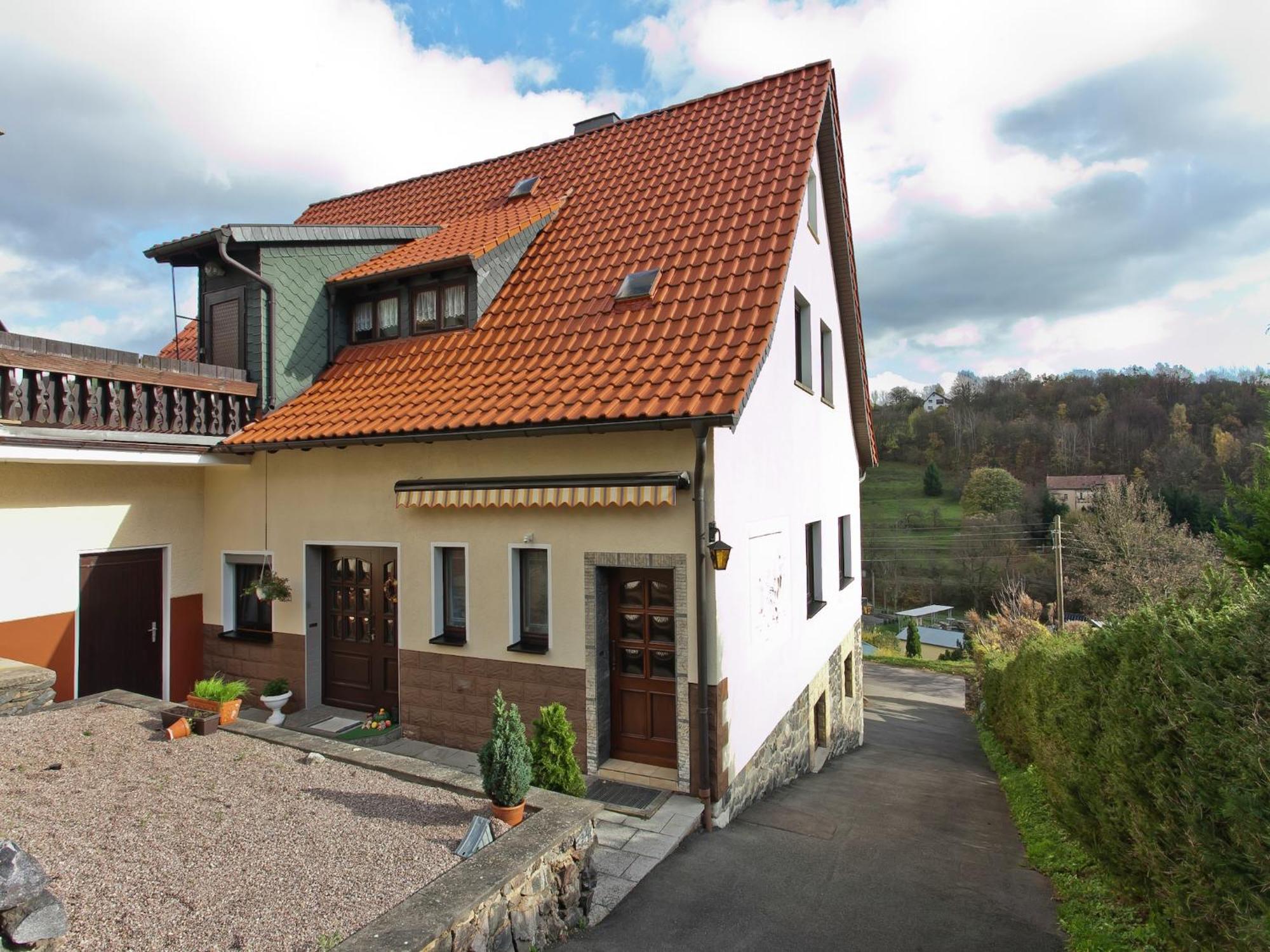 Lovely Holiday Home In The Thuringian Forest With Roof Terrace And Great View Bad Liebenstein Zewnętrze zdjęcie