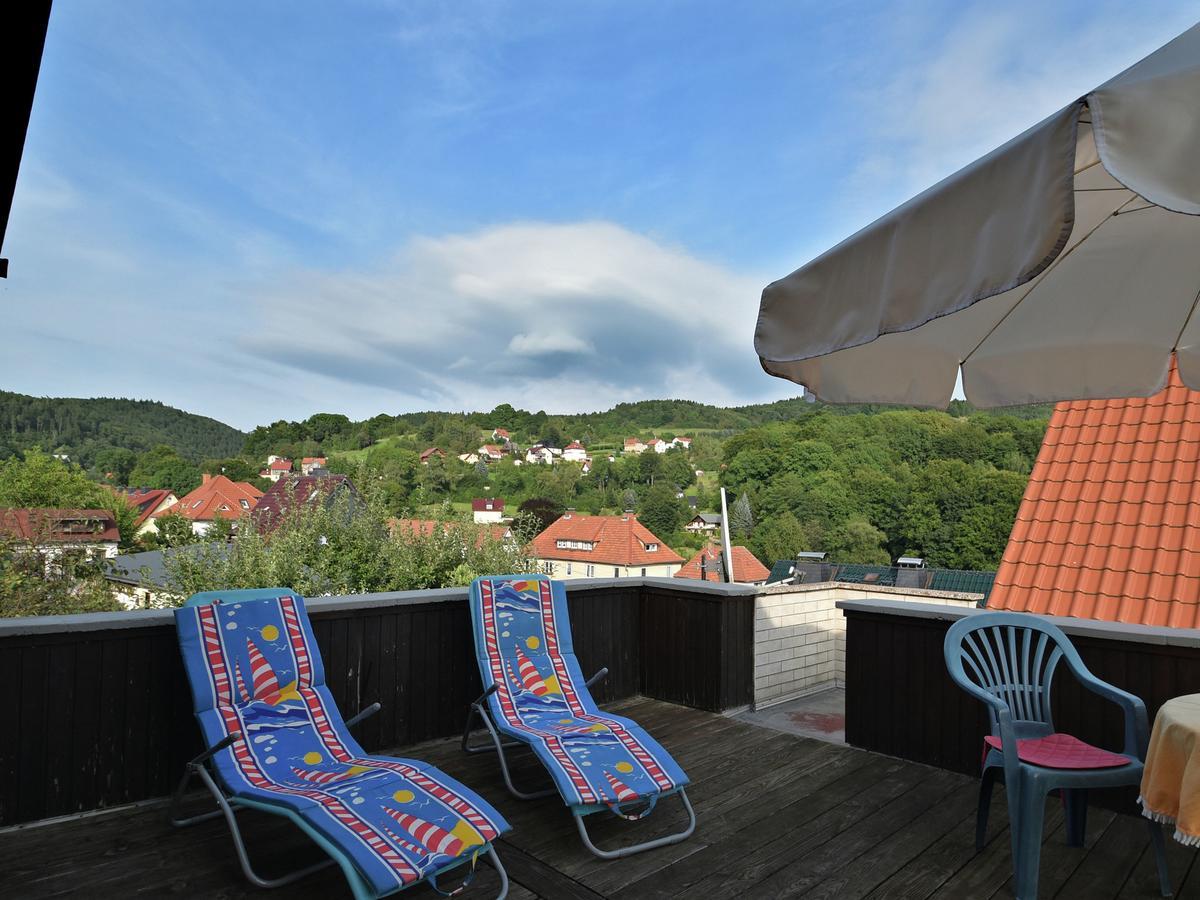 Lovely Holiday Home In The Thuringian Forest With Roof Terrace And Great View Bad Liebenstein Zewnętrze zdjęcie